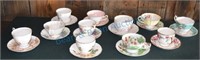 Collection of cups &saucers