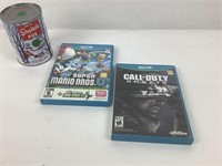 2 jeux pour console Wii dont Call of Duty -