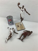 3 figurines de joueurs de Basketball/NBA