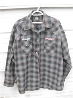 Wrangler PBR Snap Button Western Shirt - XXL