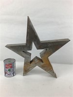 Étoile décorative 3D en métal