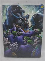 12" x 16" Stretched Canvas Batman & Joker Graphic