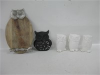 Owl Decor & Owl Themed Cutting Board