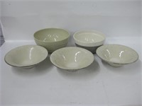 5 Assorted Ceramic / Stoneware Bowls