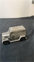 4” metal bank truck