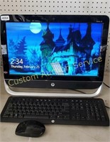 HP Pavilion 20 computer w/ keyboard & mouse,