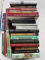 Novels by John Grisham, Nora Roberts, Mary