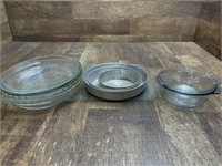 Cutting Board, Glass Pie Plates, Round Cake Pans,