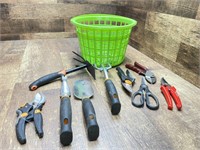 Fiskars Gardening Tools and Basket