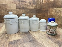 Canisters, Shaker And More