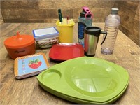 Plastic Nesting Bowls, Snack Trays, Plastic