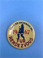 1967 Fur Rondy button       (N 99)