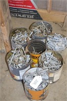 7 Cans-Bolts, Anchors, Screws