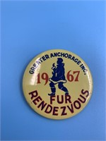 1967 Fur Rondy button      (N 99)