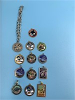 Bag of assorted fur Rondy and Iditarod charms
