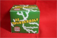 500 rounds 22 Thunderbolt Remington