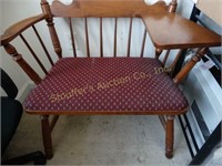 Vintage Gossip Bench 32"w