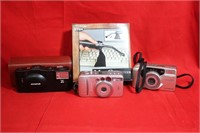 Lot of Vintage 35mm Cameras Canon Olympus