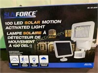 SunForce 100 LED Solar - Motion  Activated Light..