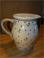 Polish Pottery Pitcher Boleslawiec