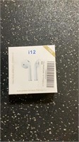 i2 Wireless Ear Buds With Charging Pack- White