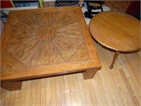2 Coffee Tables largest is 40"d x 40"w x 15"h
