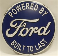 24" Ford Dealership Convex Metal Button Sign