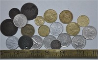 Vintage France coins