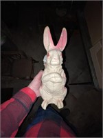 VINTAGE PAPER MACHE EASTER BUNNY CANDY CONTAINER