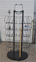 Commercial metal display rack,  26x16.5x60