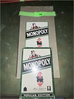 VINTAGE MONOPOLY BOARD GAME 1946, GREEN BOX