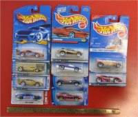 10 vintage Hot Wheels collectibles