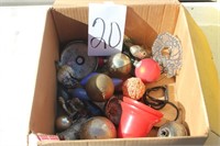 SMALL LOT OLD CHRISTMAS ORNAMENTS