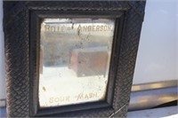 1800S BELLE OF ANDERSON WHISKEY ADV MIRROR