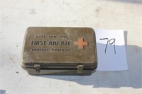 LATE 60S, EARLY 70S MILITARY FIRST AID KIT