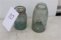 RARE LARGE ROOT MASON JAR, ATLAS EZ  JAR