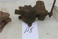 SMALL SEARS BENCH VISE