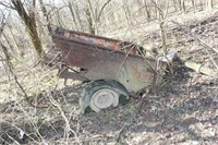 OLD TRUCK BED HAS REAR END, BAD TIRES READ MORE
