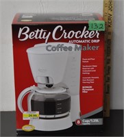 Betty Crocker coffee maker - new in box