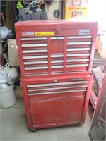 CRAFTSMAN TOOL BOX TOP AND BOTTOM ON WHEELS