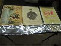 SHEET MUSIC AND POSTER