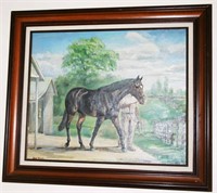 Jane Thayer Roman Horse Painting on Canvas