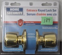 Entrance Keyed lock set - new