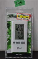 Digital thermometer/clock - new