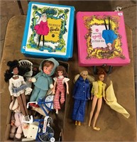 (2) 1966 Barbies ? , Barbie Cases, Clothes, Etc