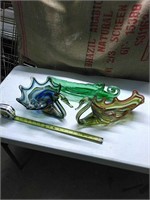 Glass swans