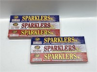 *2PCS LOT*6x5 TNT #8 GOLD SPARKLERS STICKS