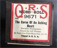 VINTAGE QRS PLAYER PIANO ROLL "THE CURSE OF AN AC