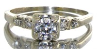 14kt Gold Antique1/3 ct  Diamond Wedding Ring