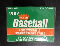 1987 FLEER BASEBALL LOGO STICKERS & UPDATED TRADIN
